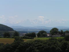 Blick auf die Alpen