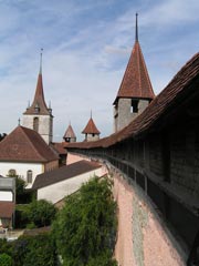 Ringmauer in Murten