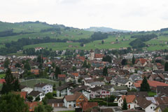 Appenzell vom Hotel aus gesehen